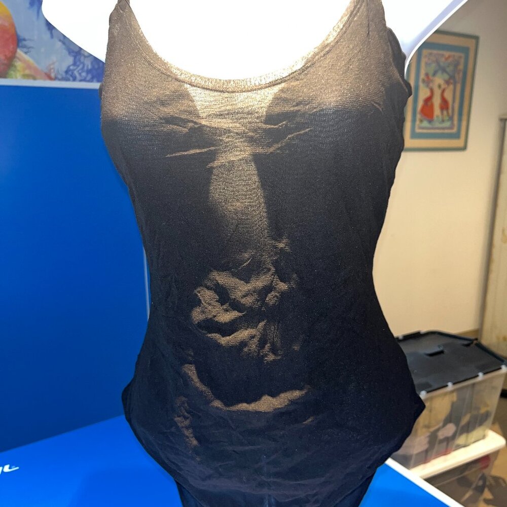 OnGossamer Mesh Bodysuit Black Size XL 3315